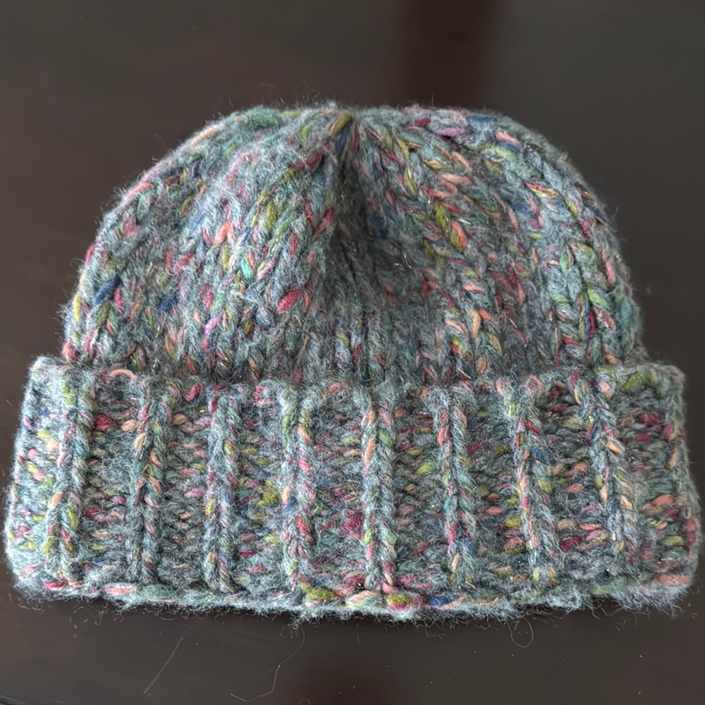 Anthropologie Multicolor Knit Beanie